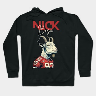 nick bosa the goat Hoodie